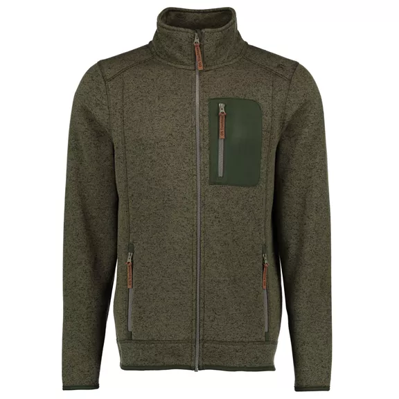 OS-Trachten férfi polárdzseki, olajzöld, 5XL