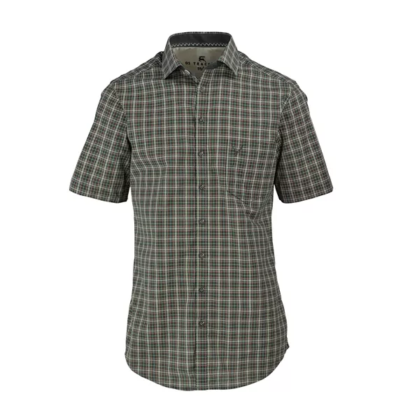 OS-Trachten férfi rövid ujjú ing, olív, 39/40