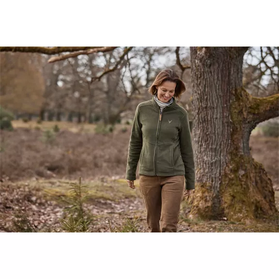 OS-Trachten női polárdzseki, sötétzöld, 52