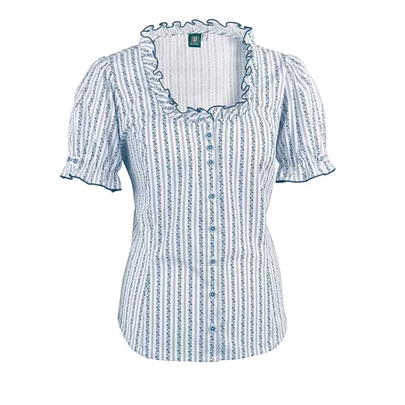OS-Trachten rövid ujjú blúz, jeans, 40 OS-Trachten rövid ujjú blúz, jeans, 40