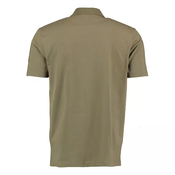 OS Trachten, férfi galléros poló, khaki/schlamm, XXXL