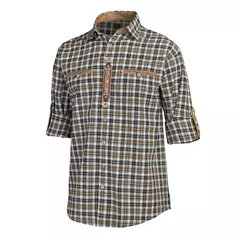 OS Trachten h.ujjú ing, sötétbarna, 39/40