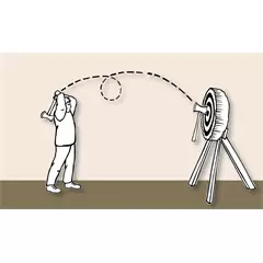 Ochsenkopf kétélű- dobófejsze 75cm hikori, 2000 g