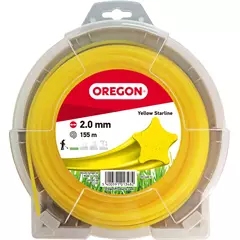 Oregon fűkasza damil Yellow Pro csillag 2,0 mm x 155 m