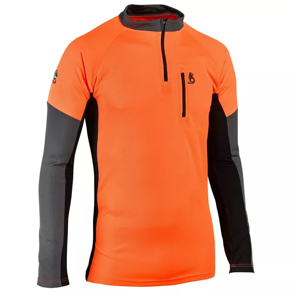 PROFIFOREST VISIBLE funkcionális hosszú ujjú póló, orange-grau, 4XL PROFIFOREST VISIBLE funkcionális hosszú ujjú póló, orange-grau, 4XL