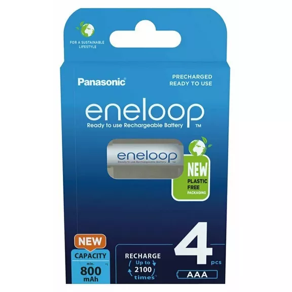 Panasonic eneloop  AAA/mikro 800mAh Ni-MH akkumulátor 4db/csomag