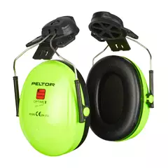 Peltor Optime I hallásvédő fültok sisakra H510P3e, neonzöld (HiViz)