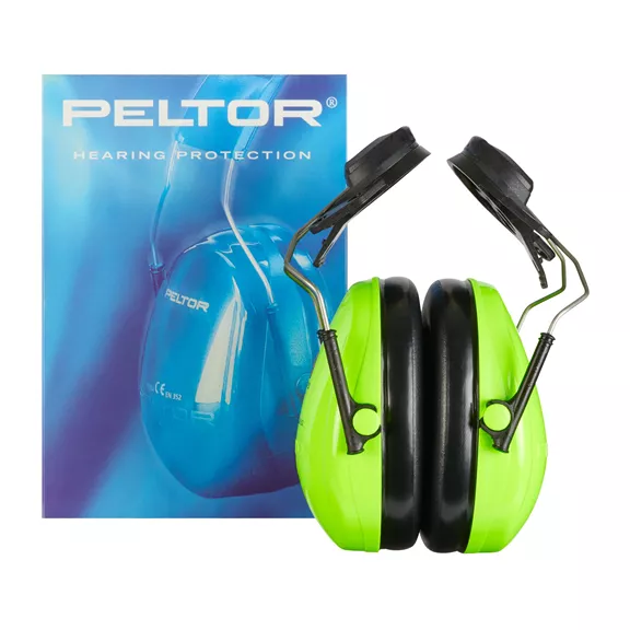 Peltor Optime I hallásvédő fültok sisakra H510P3e, neonzöld (HiViz)