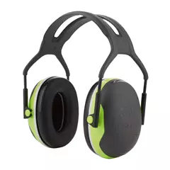 Peltor X4A hallásvédő fültok, SNR 33dB, neonzöld