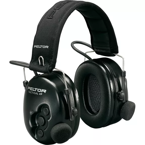 Peltor hallásvédő Tractical XP, fejpántos, fekete