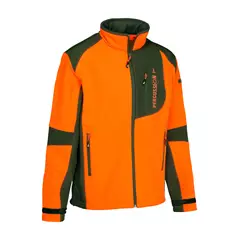 Percussion férfi softshell dzseki, zöld-narancs, L