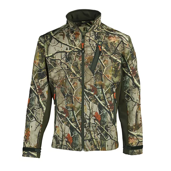 Percussion softshell kabát, ghostcamo forest evo, S