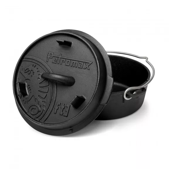 Petromax Dutch Oven öntöttvas lábas ft3-t, láb nélkül