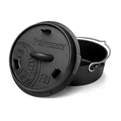 Petromax Dutch Oven öntöttvas lábas ft3-t, láb nélkül