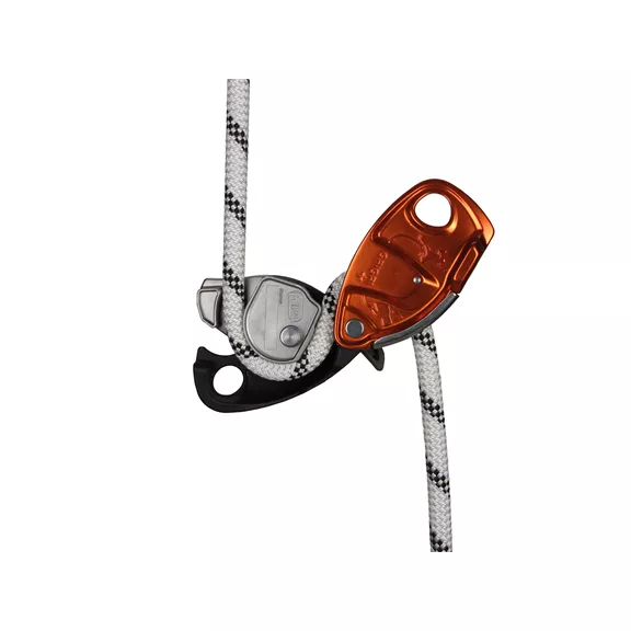 Petzl  Grigri + ereszkedő és biztosító eszköz, narancs