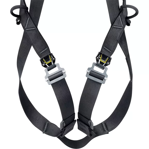 Petzl Newton Fast testheveder, méret 1, derék 70-93 cm, comb 47-62 cm, magasság 165-185 cm, 1010 g.