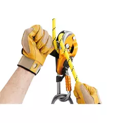 Petzl RIG, önfékező ereszkedőeszköz, sárga