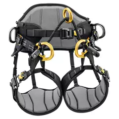 Petzl Sequoia Plus famászó heveder, méret 2, derék 83–120 cm, comb 50–65 cm.