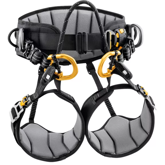 Petzl Sequoia famászó beülő, méret 0, derék 65 - 80 cm, comb  44 - 59 cm, tömeg 1480 g.