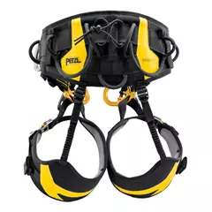 Petzl Sequoia famászó beülő, méret 0, derék 65 - 80 cm, comb  44 - 59 cm, tömeg 1480 g.