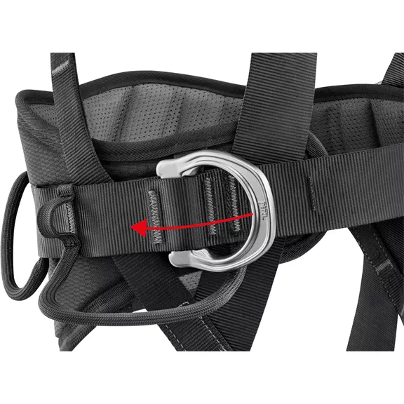 Petzl Volt light teljes testheveder, méret 2, derék 83 – 120 cm, comb 50 – 65 cm, testmagasság 175 – 200 cm.