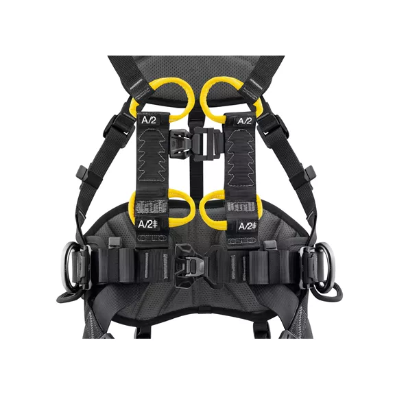 Petzl  Volt teljes testheveder, méret 1, derék 70 – 93 cm, comb 47 – 62 cm, testmagasság 165 – 185 cm