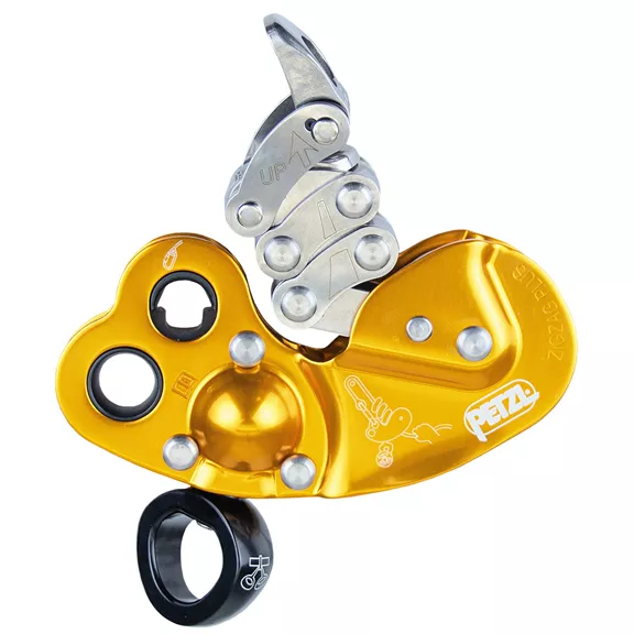 Petzl ZigZag Plus ereszkedő és mászógép kipörgő szemmel