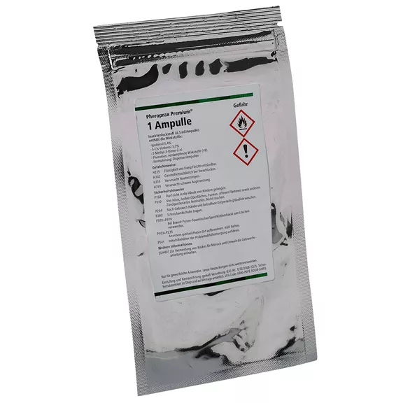 Pheroprax Premium ferromonampulla - betűzőszú (Buchdrucker) ellen