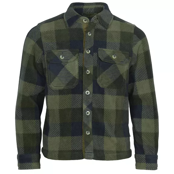 Pinewood Canada hosszú ujjú gyerek ing, Green-black, 140