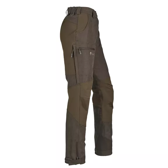 Pinewood Caribou Hunt női vadásznadrág, suede brown-dark olive, 34