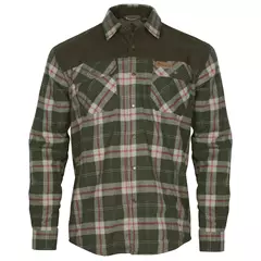 Pinewood Douglas hosszú ujjú férfi ing, D.Green/Red, XXL