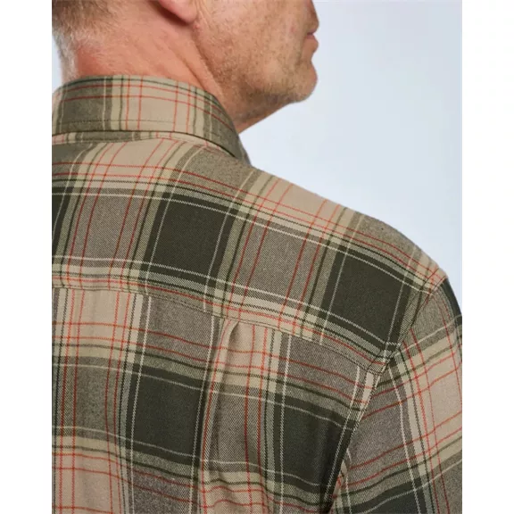 Pinewood Finnveden Forest férfi flanel ing – olívazöld/sötétzöld, L