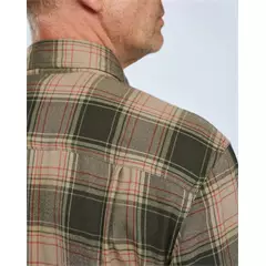 Pinewood Finnveden Forest férfi flanel ing – olívazöld/sötétzöld, M