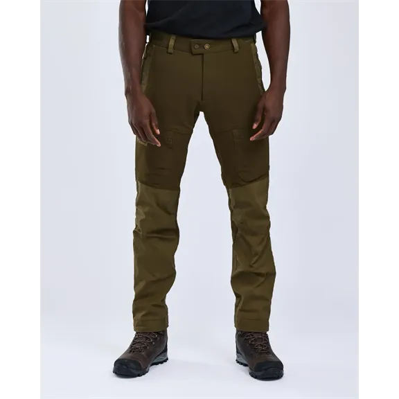 Pinewood Finnveden Hybrid ext férfi nadrág, dark olive-hunting olive 54-Short