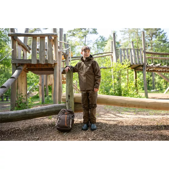 Pinewood Furudal Active 2L gyerek kabát, H.brown-suede brown, 140