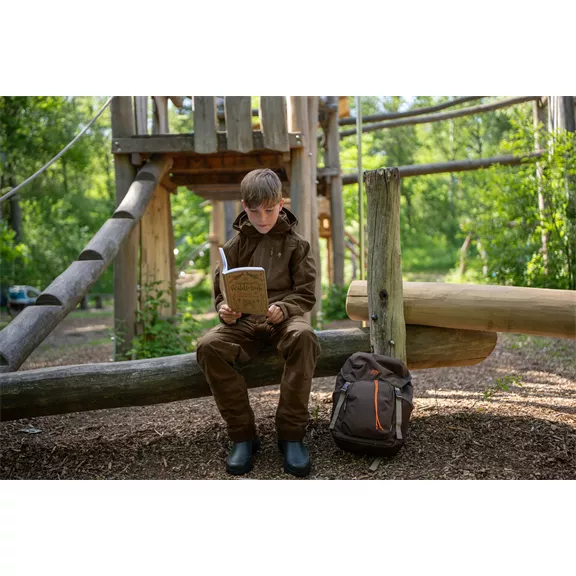 Pinewood Furudal Active 2L gyerek kabát, H.brown-suede brown, 140