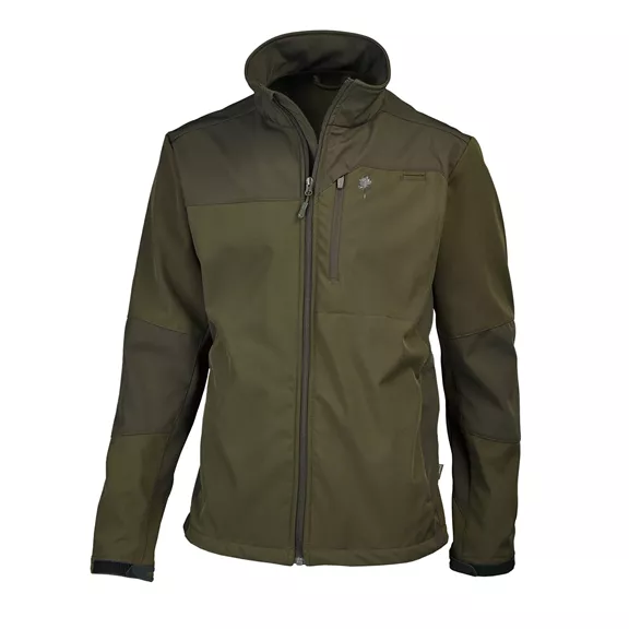 Pinewood Furudal Stretch shell férfi kabát, Dark olive/Suede brown 3XL