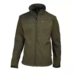Pinewood Furudal Stretch shell férfi kabát, Dark olive/Suede brown 3XL