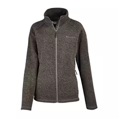 Pinewood GABRIELLA női kötött fleece kabát, Earth Brown Mel, M
