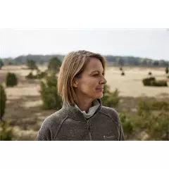 Pinewood GABRIELLA női kötött fleece kabát, Earth Brown Mel, M
