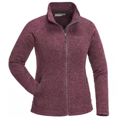 Pinewood GABRIELLA női kötött fleece kabát, plum mel XS Pinewood GABRIELLA női kötött fleece kabát, plum mel XS