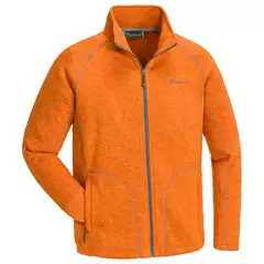 Pinewood GABRIEL férfi kötött fleece kabát, narancs melanzs, XL Pinewood GABRIEL férfi kötött fleece kabát, narancs melanzs, XL
