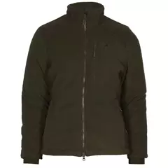 Pinewood Harriette Padded női fleece kabát, Green/Suede Brown, XL
