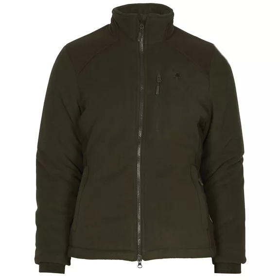 Pinewood Harriette Padded női fleece kabát, Green/Suede Brown, XS