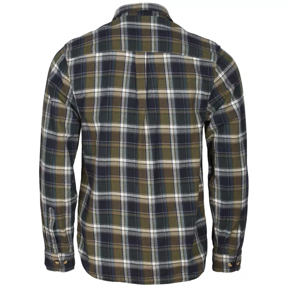 Pinewood Härjedalen hosszú ujjú férfi ing, Green/Navy, XL
