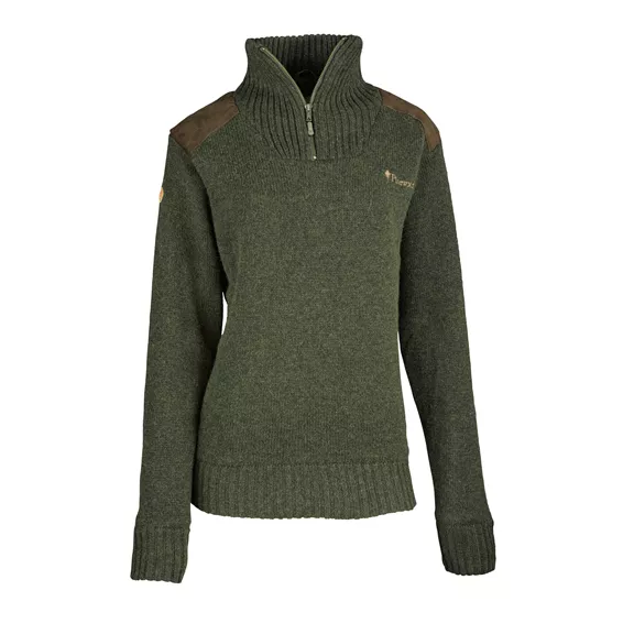 Pinewood Hurricane női pulóver, D.green mel, S