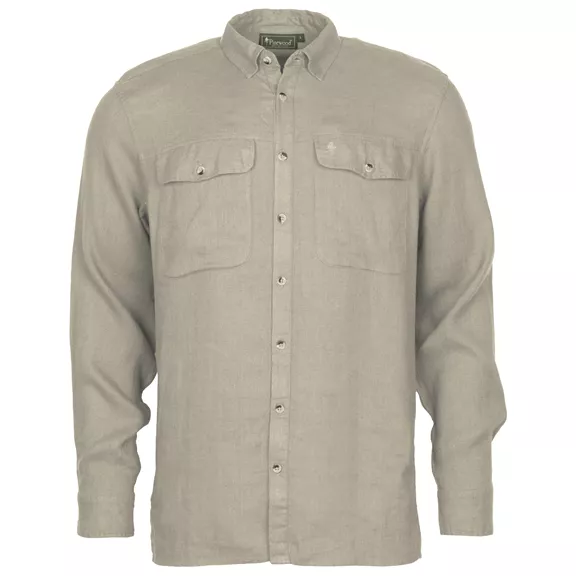 Pinewood Naturesafe Linen hosszú ujjú férfi ing, Linen Beige, XXL
