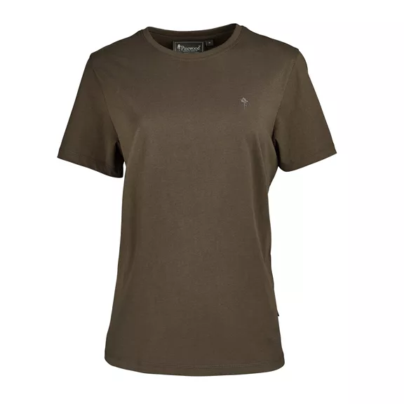 Pinewood Női póló 3db-os csomag, Green, h.brown, khaki, XL