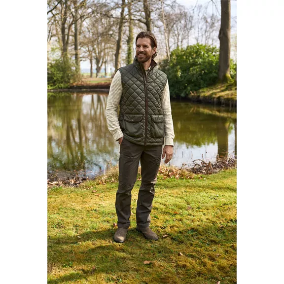 Pinewood Nydala Classic férfi mellény, Moss green, XXL