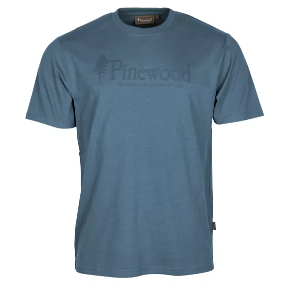 Pinewood Outdoor Life férfi póló, Azur Blue, L